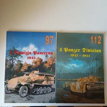 4 Dywizja Pancerna 1943-1944 Militaria nr 97 + 112