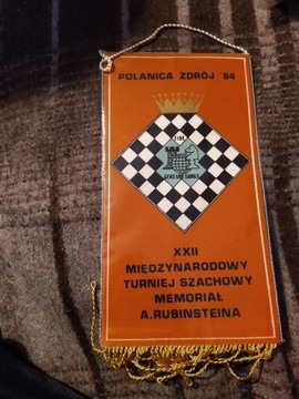 Proporczyk szachowy Polanica1984 unikat