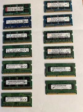 Zestaw pamięci RAM DDR3 i DDR2