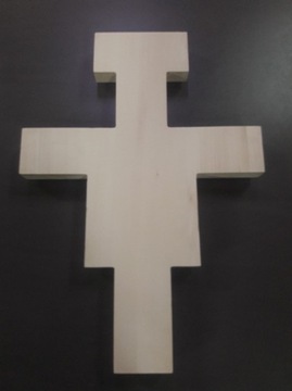 Deska lipowa ikona krzyż San Damiano 21x30 surowa