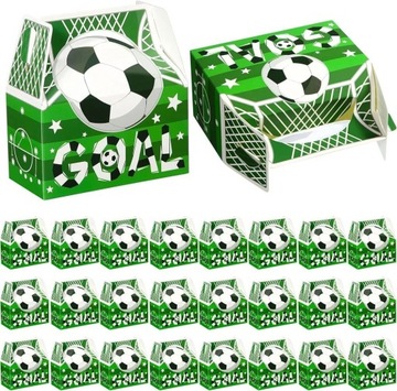 Pudełka piłkarskie dla dzieci urodzinowe