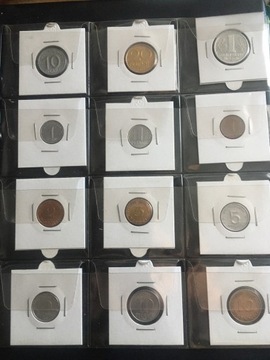 Bardzo stare monety Niemcy Ddr rfn
