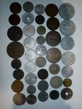 Zetaw monet Niemcy ,Polska Rosja ,Francja