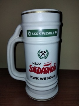 Kufel Solidarność KWK Wesoła 2012 karczma nr 17