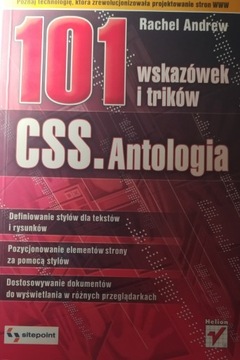 książka pt 101 wskazówek i trików CSS Antologia