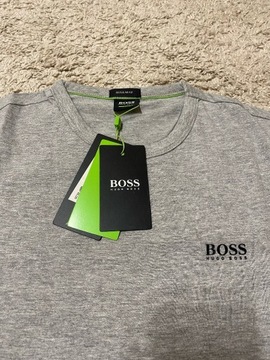 Koszulka męska S T-shirt Hugo Boss Siwa