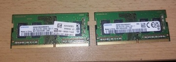 2x Samsung 4GB 1Rx16 PC4-3200AA-SC0-11