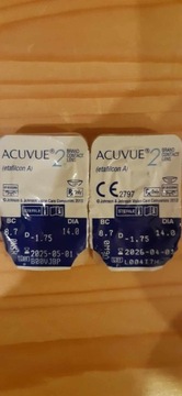 Soczewki Acuvue 2 -1.75  