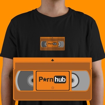 Koszulki T-shirt PORNHUB PH PREZENT UNISEKS