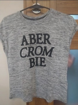 Szary T -shirt  Abercrombie-Fitch rozm XS 