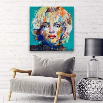 Obraz na płótnie 70x70cm modny - Marilyn Monroe