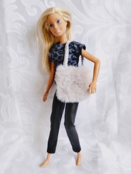 Bluzka torba legginsy ubranko dla lalki Barbie