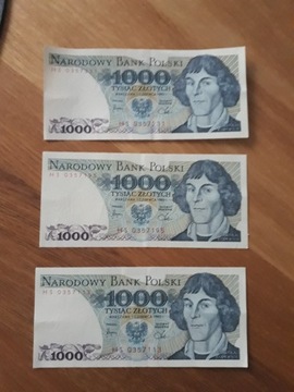 Banknoty prl 10,20,50100,500,100