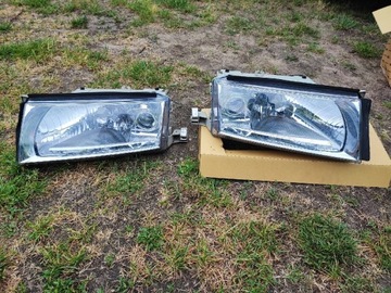 Lampy przednie Skoda Octavia I Lift TYC komplet 