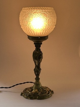 Ładna przedwojenna lampa lampka