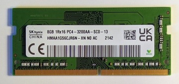 Pamięć DDR4-3200 8 GB SK Hynix HMAA1GS6CJR6N-XNN0