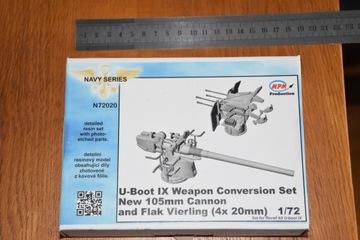 Żywiczny Conversion Set do U-Boot IX Weapon+Lufy M