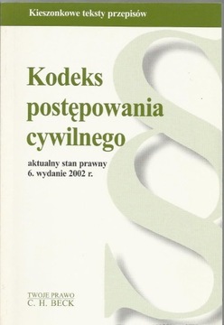 Kodeks postępowania cywilnego z indeksem rzeczowym