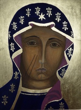 Matka Boża Częstochowska, oryginał ikona 