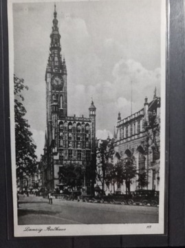Pocztówka Gdańsk Danzig 1939 Ratusz