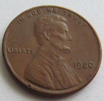 1 cent USA 1980 r. 