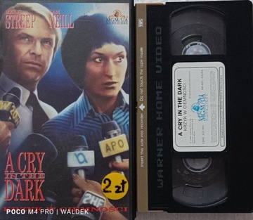 Krzyk w ciemności  M. Streep Vhs