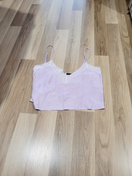 Top Lawendowy Bershka L