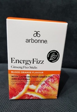 Arbonne Energy Fizz żeń szeń Smak Czerw. Pomarańcz
