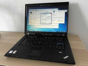 Klasyczny kultowy retro laptop Lenovo R61i Core 2 Duo 4 GB RAM