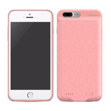 Baseus Etui - Powerbank Różowy iPhone 6/6s Plus