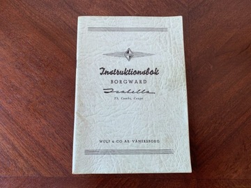 Borgward Isabella Instruktionsbok, instrukcja obsł