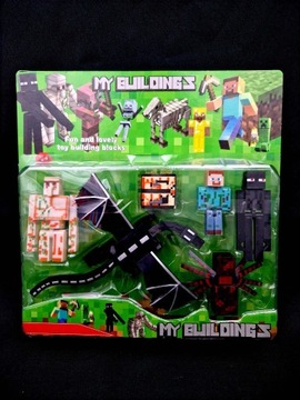 Figurki MyBuildings 6szt Minecraft