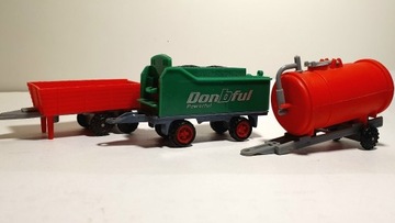 Zabawka traktor przyczepa rolnicze 3szt.