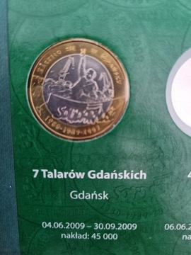 7 Talarów Gdańskich Moneta zastępcza