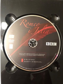 Książka płyta DVD spektakl BBC Romeo i Julia 