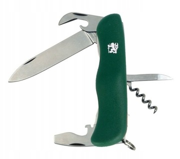 Scyzoryk Mikov 11-NH-5/AK Green + etui skóra nat.