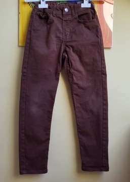 Spodnie materiałowe 128 relaxed brązowy H&M