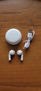 Słuchawki bezprzewodowe pro6 nowe białe 