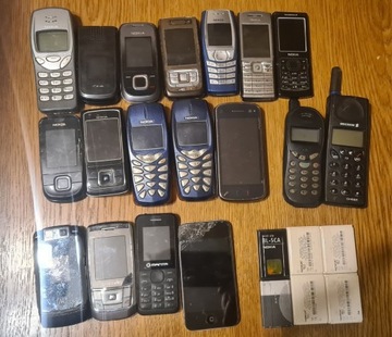 Paczka telefonów - Nokia, Samsung, iPhone 