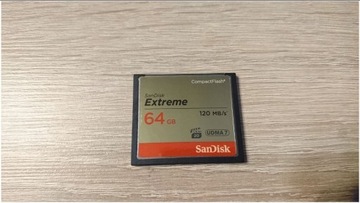 SanDisk Extreme 64 GB Karta pamięci CompactFlash