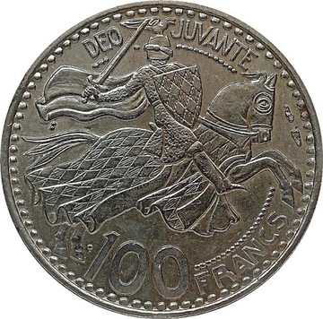 Monako 100 francs 1950, KM#133