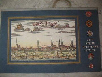 kalendarz stary sztychy miast niemieckich