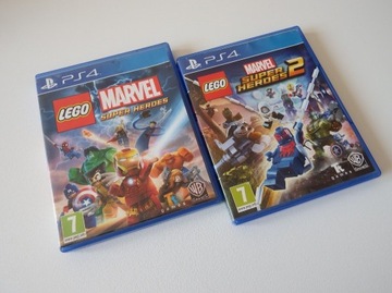 2 x LEGO MARVEL Super Heroes ! 1 + 2 PS4 PS5 komplet