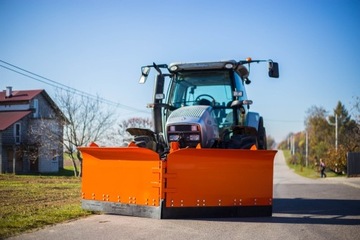 Pług do śniegu 2,6 m składany ciężki komunalny