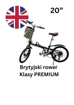 Nowy Brytyjski rower składany 20” RALEIGH PREMIUM