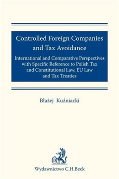 Controlled Foreign Companies (CFC) dr B.Kuźniacki 
