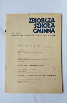 ZBIORCZA SZKOŁA GMINNA