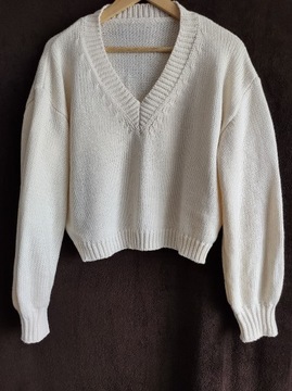 ciepły sweter oversize rozm. M/L