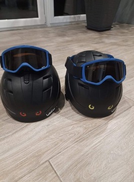 Kask +gogle narciarskie 