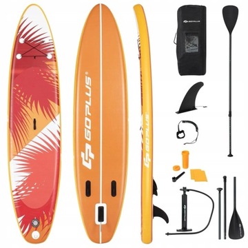 Paddle board z wiosłem costway SP37553M